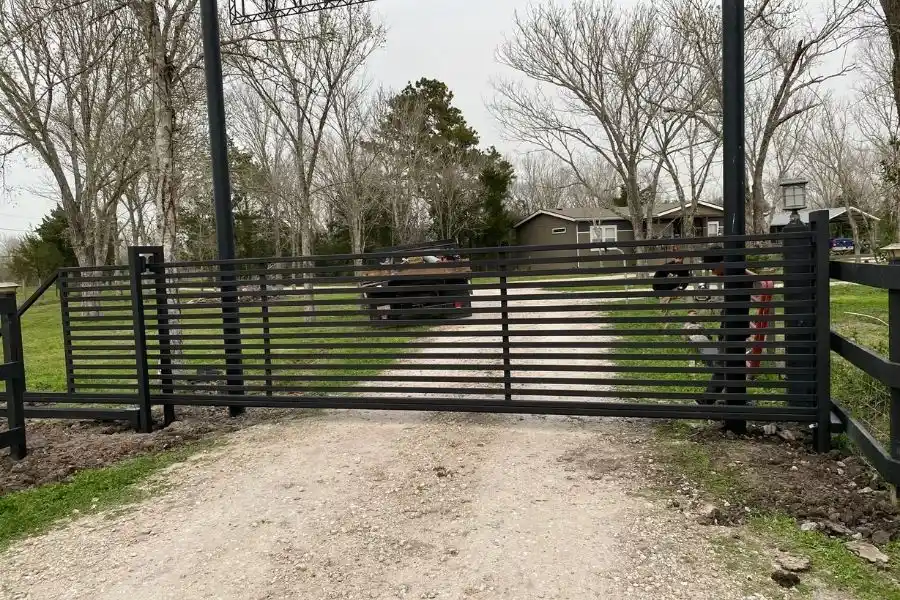 custom swing gate design houston